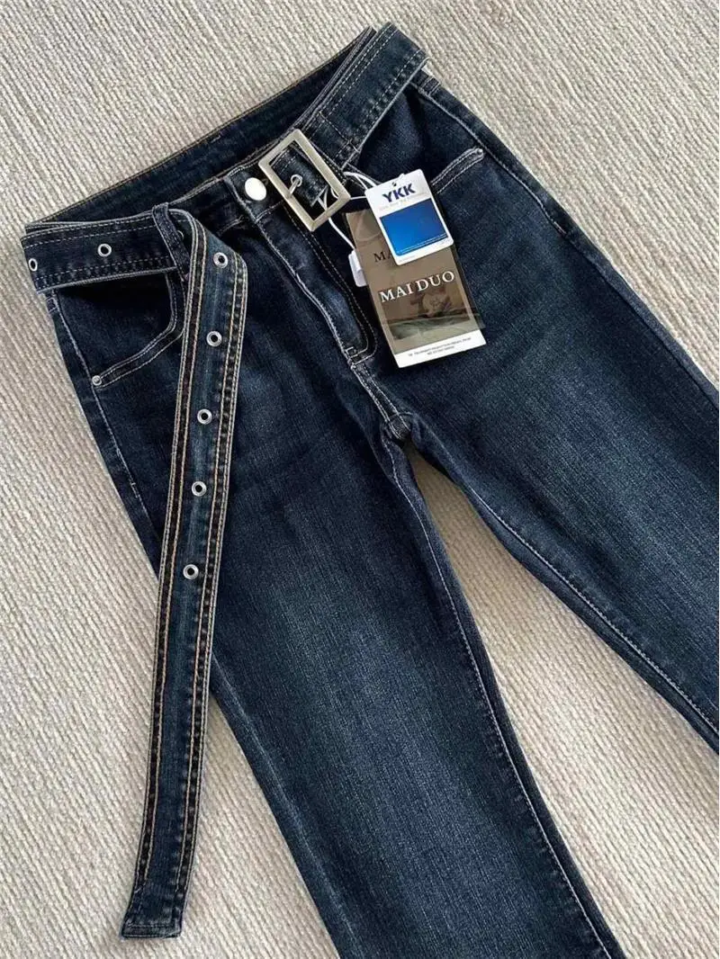 Dark Blue Figure Shaping Bootcut Jeans Women 2025 — feature 6
