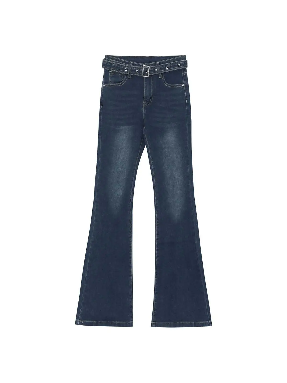 Dark Blue Figure Shaping Bootcut Jeans Women 2025 — feature 7