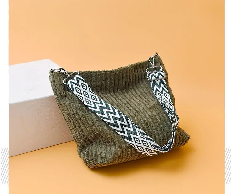 Korean Style Woolen Crossbody Bag Large Capacity — feature 13