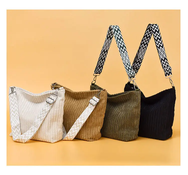 Korean Style Woolen Crossbody Bag Large Capacity — feature 30