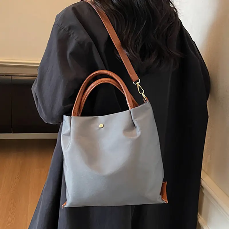 Women's Black Nylon Shoulder Crossbody Bag 2025 - Image 5