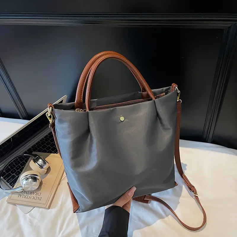 Women's Black Nylon Shoulder Crossbody Bag 2025 - Image 8
