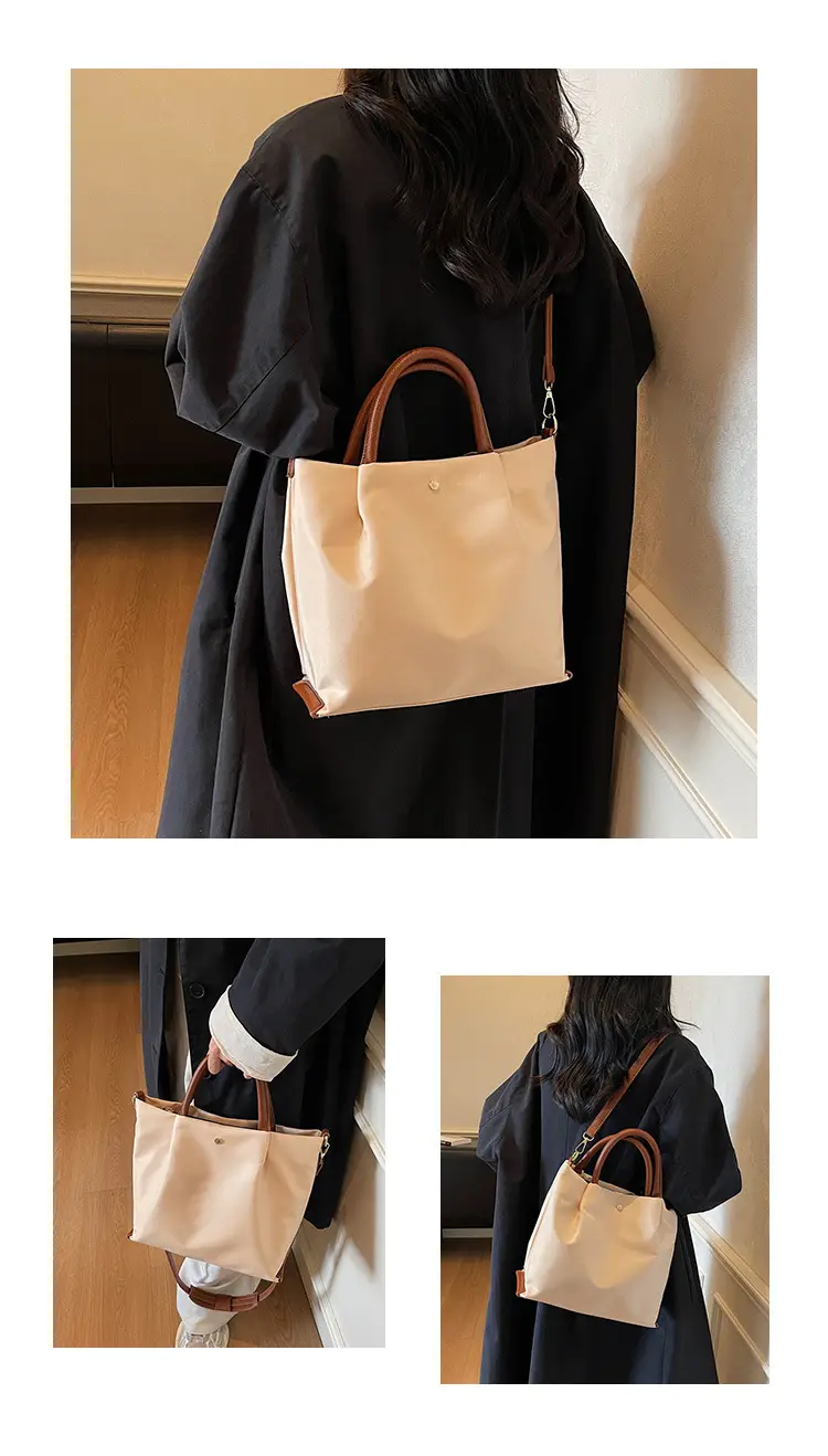 Women's Black Nylon Shoulder Crossbody Bag 2025 — feature 15