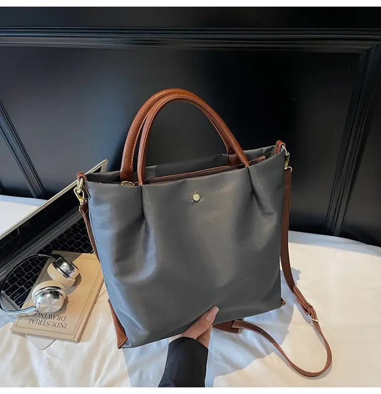 Women's Black Nylon Shoulder Crossbody Bag 2025 — feature 19