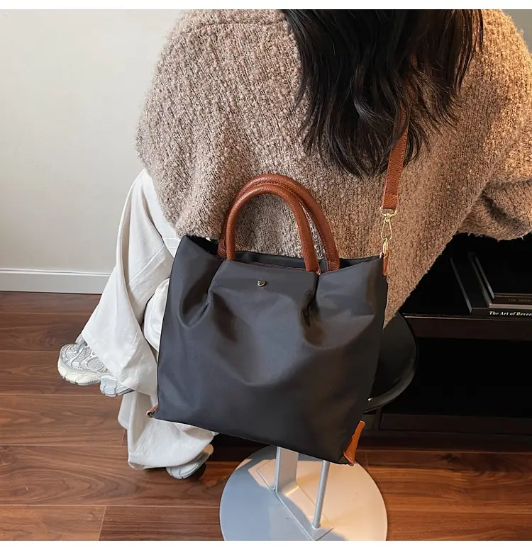 Women's Black Nylon Shoulder Crossbody Bag 2025 — feature 30