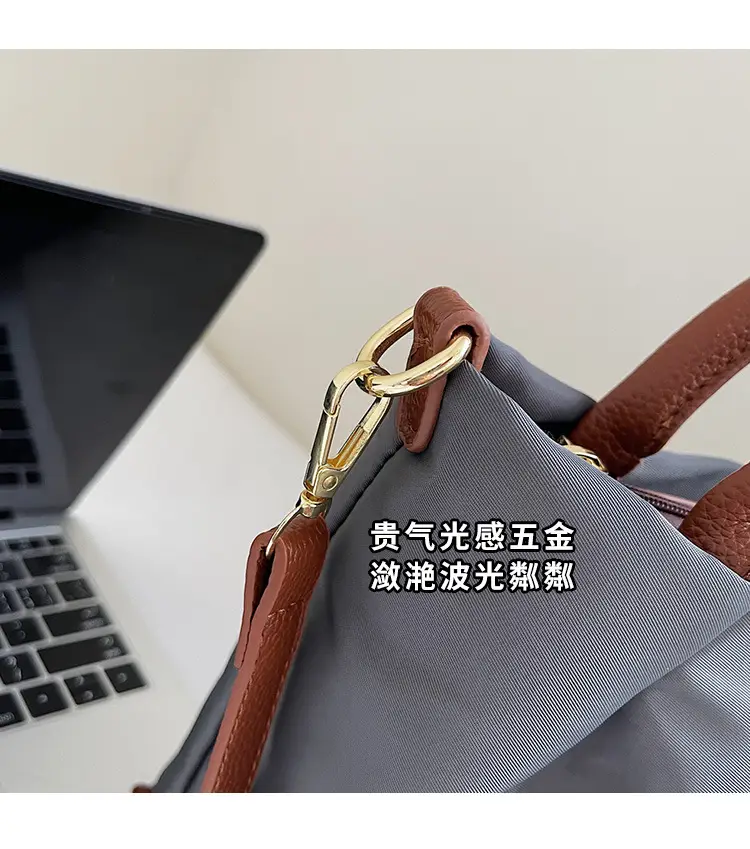Women's Black Nylon Shoulder Crossbody Bag 2025 — feature 6