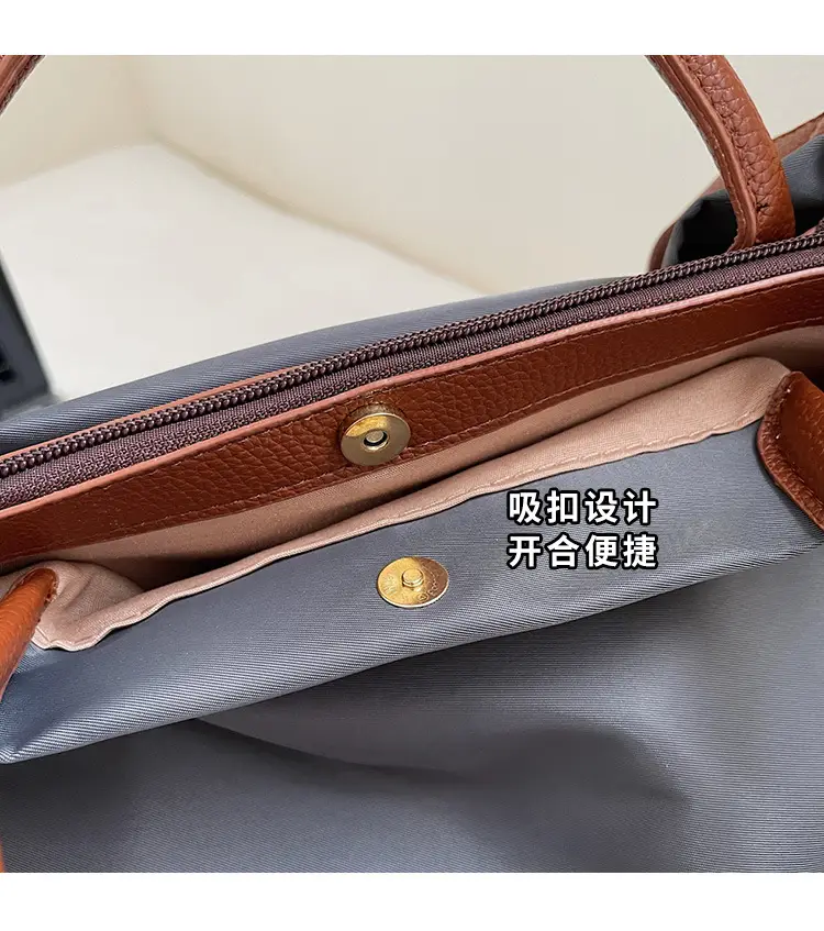Women's Black Nylon Shoulder Crossbody Bag 2025 — feature 9