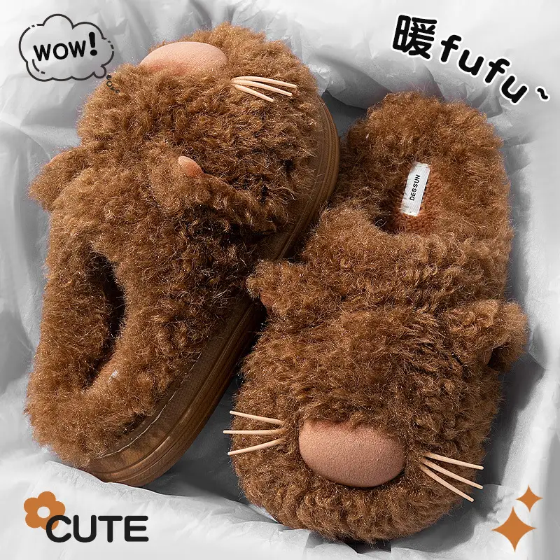 Warm Cotton Slippers for Men Women Winter Autumn - Image 4