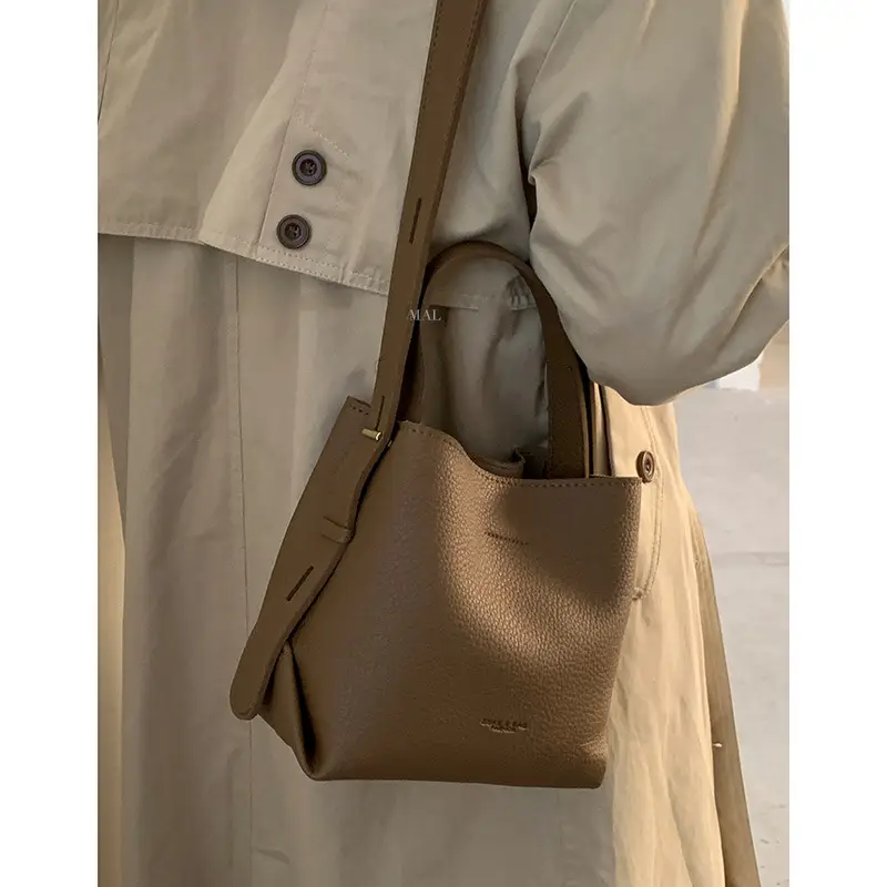 Women Retro Satchel Bag Brown Leather 2025 - Image 9