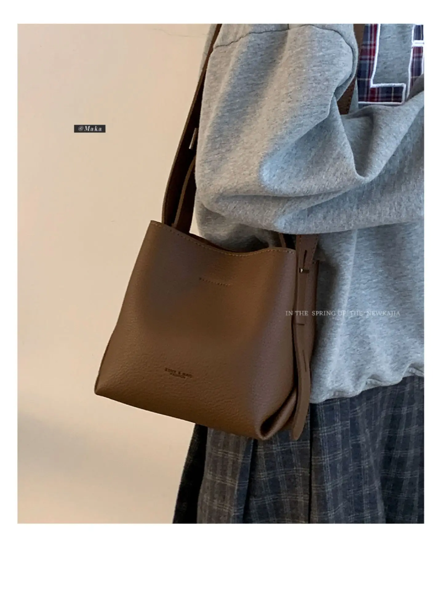 Women Retro Satchel Bag Brown Leather 2025 — feature 12