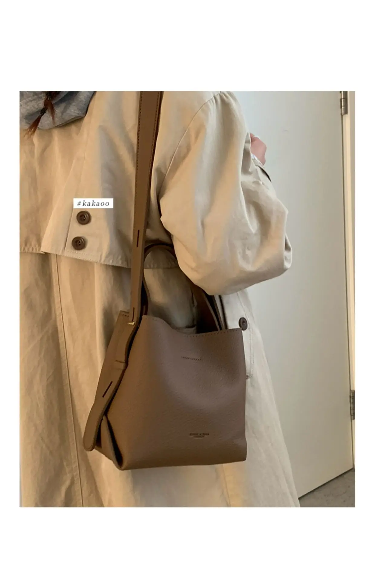 Women Retro Satchel Bag Brown Leather 2025 — feature 15