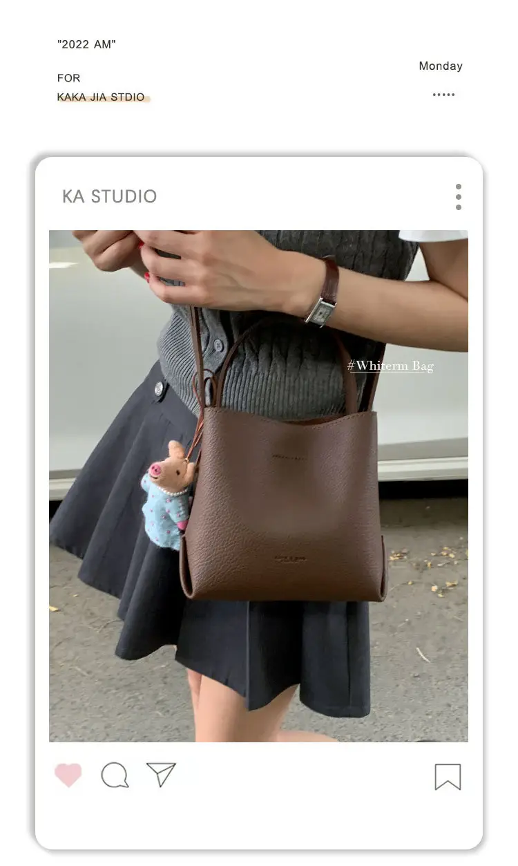 Women Retro Satchel Bag Brown Leather 2025 — feature 3