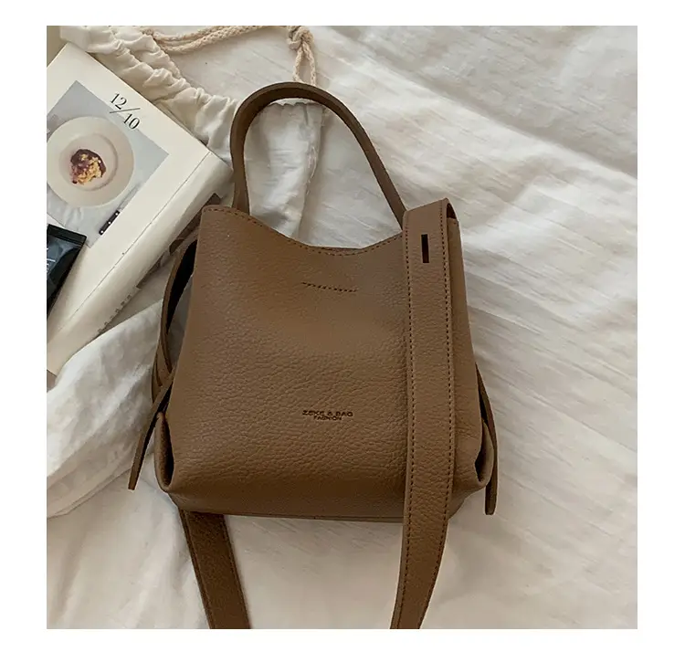 Women Retro Satchel Bag Brown Leather 2025 — feature 35
