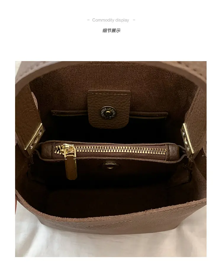 Women Retro Satchel Bag Brown Leather 2025 — feature 37