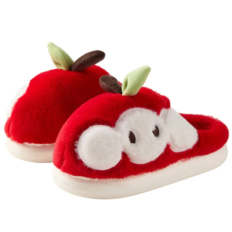 Nanbowan Cute Cotton Slippers for Women Autumn and Winter Indoor Home Fleece-Lined Warm Thick-Soled Non-Slip Furry Slippers Wholesale - Image 8