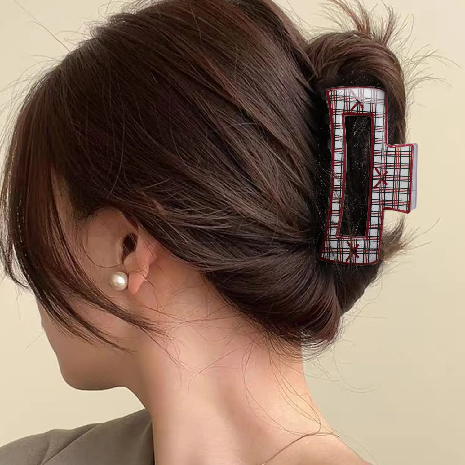 Retro Cross Shark Hairpin Clip for Women's Back of Head - Image 20