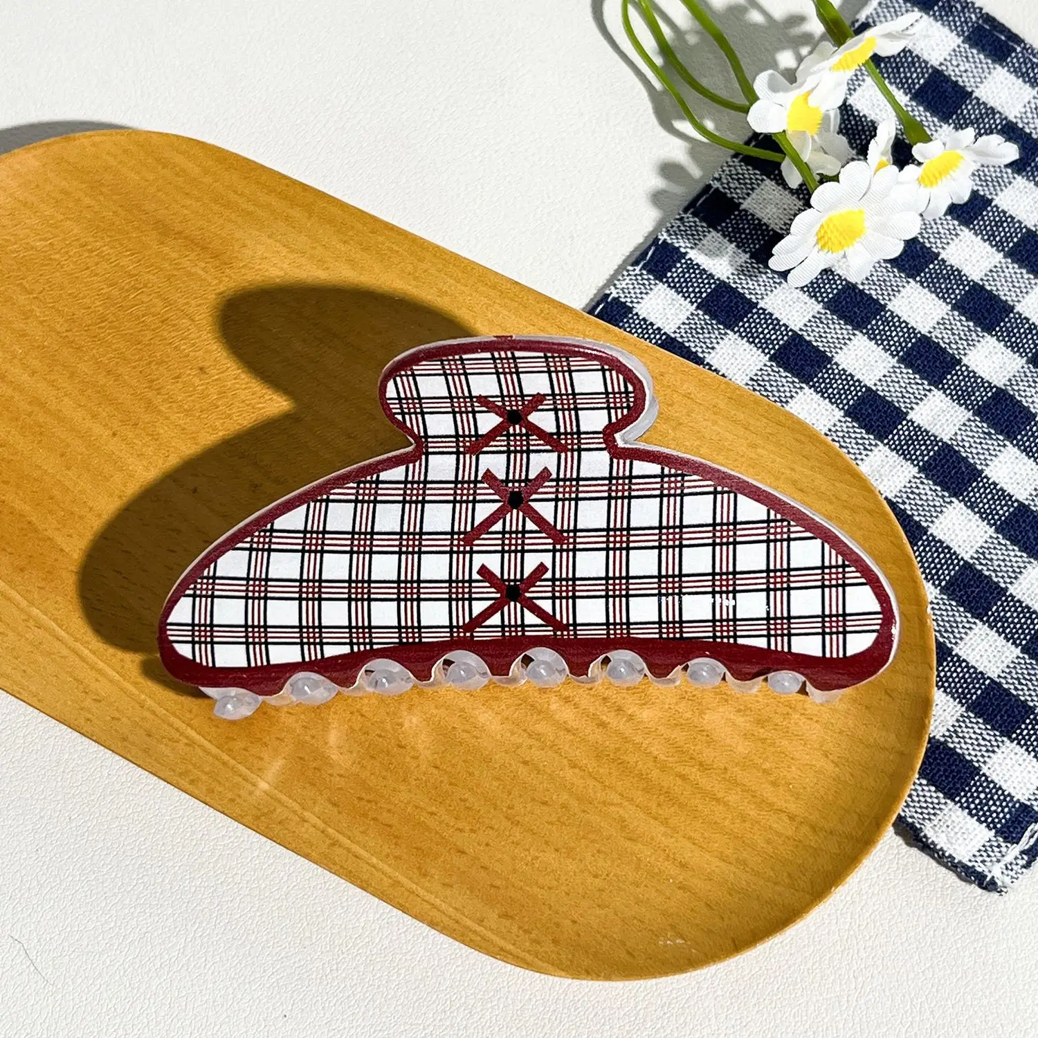 Retro Cross Shark Hairpin Clip for Women's Back of Head - Image 11