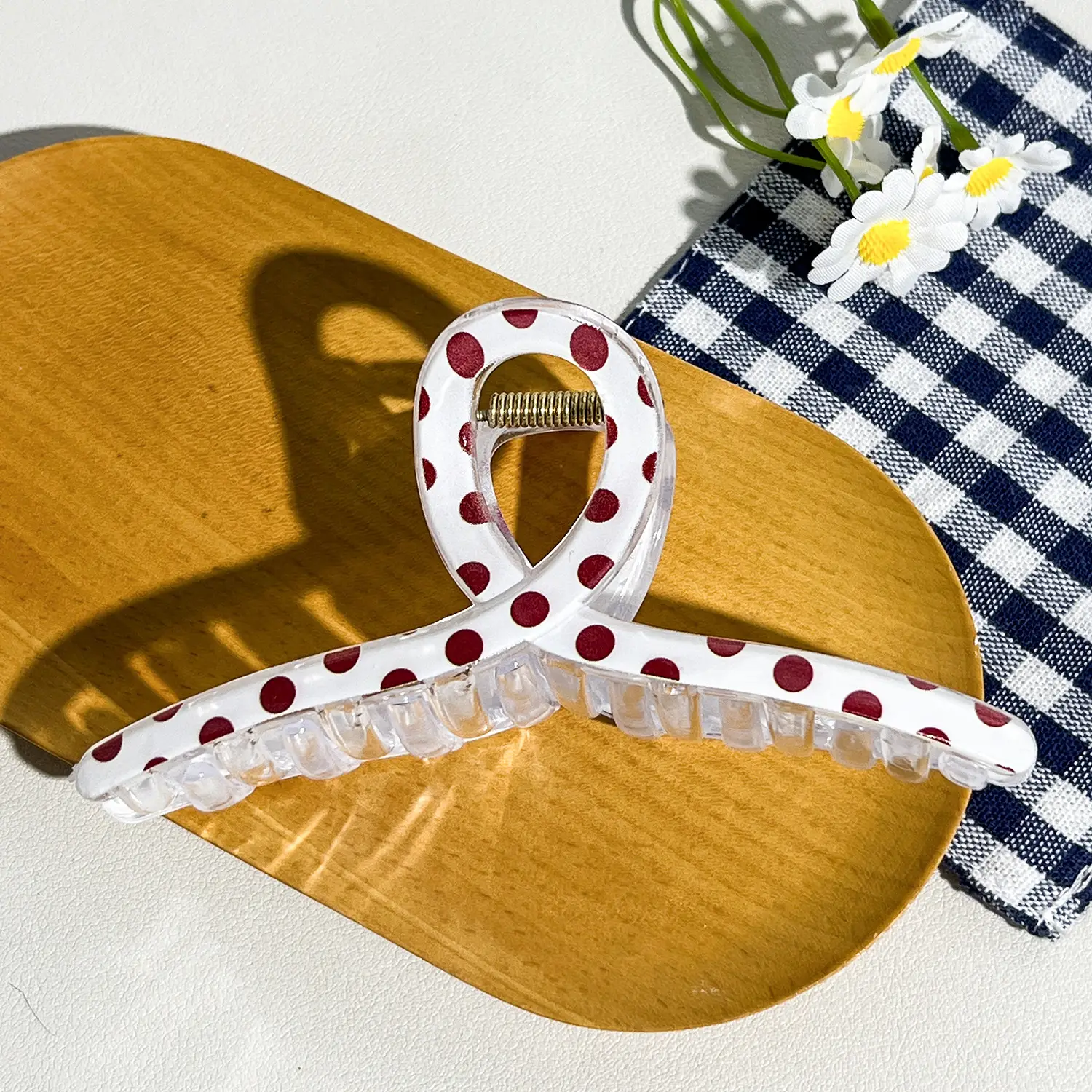 Retro Cross Shark Hairpin Clip for Women's Back of Head - Image 13