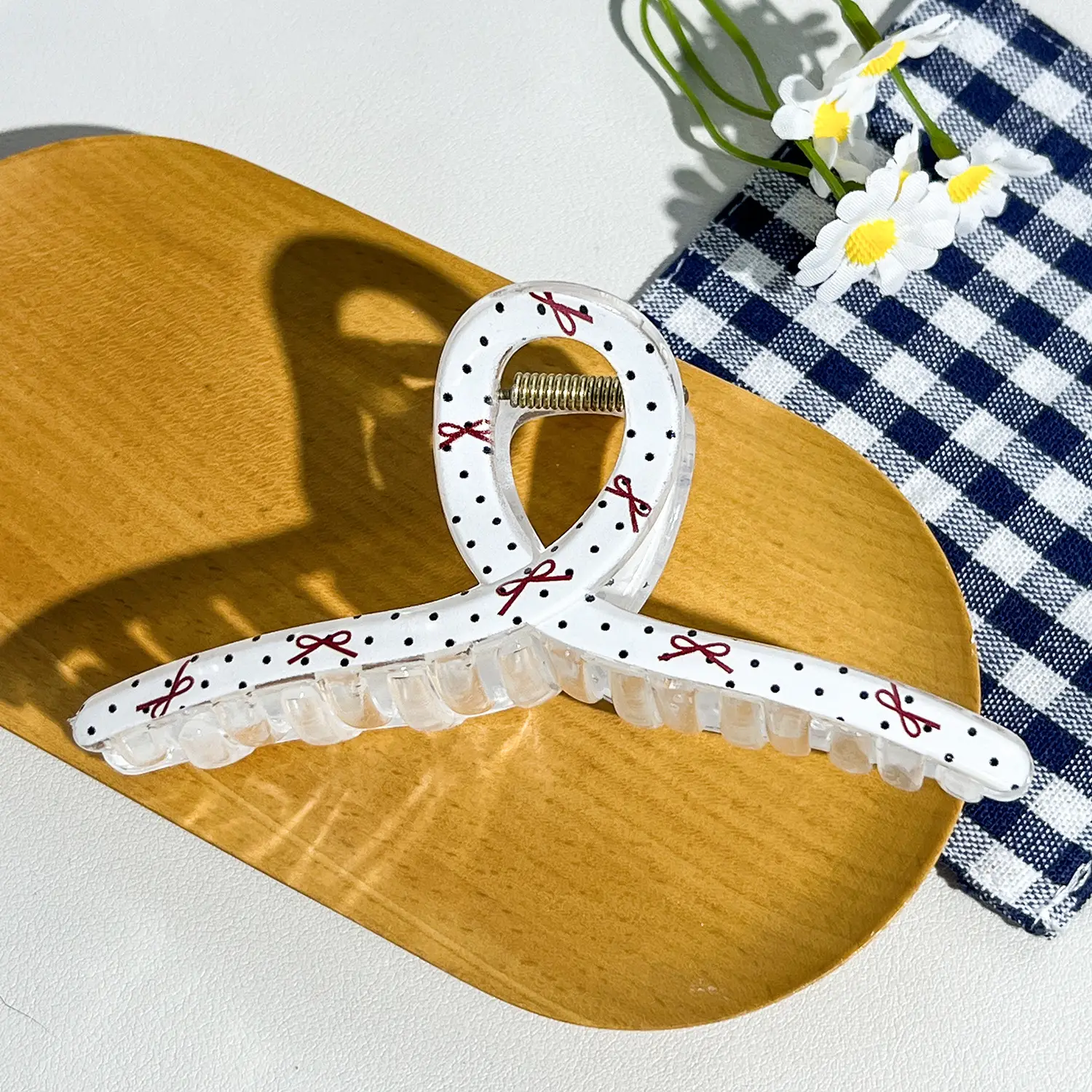 Retro Cross Shark Hairpin Clip for Women's Back of Head - Image 15