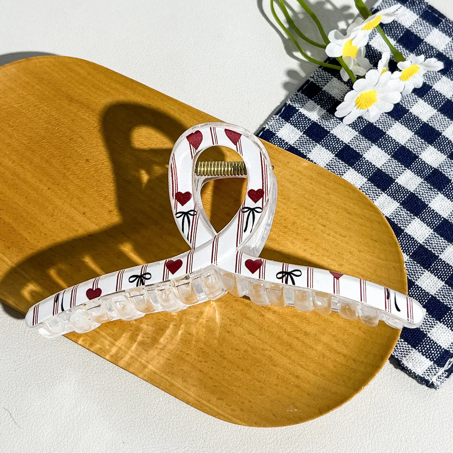 Retro Cross Shark Hairpin Clip for Women's Back of Head - Image 16