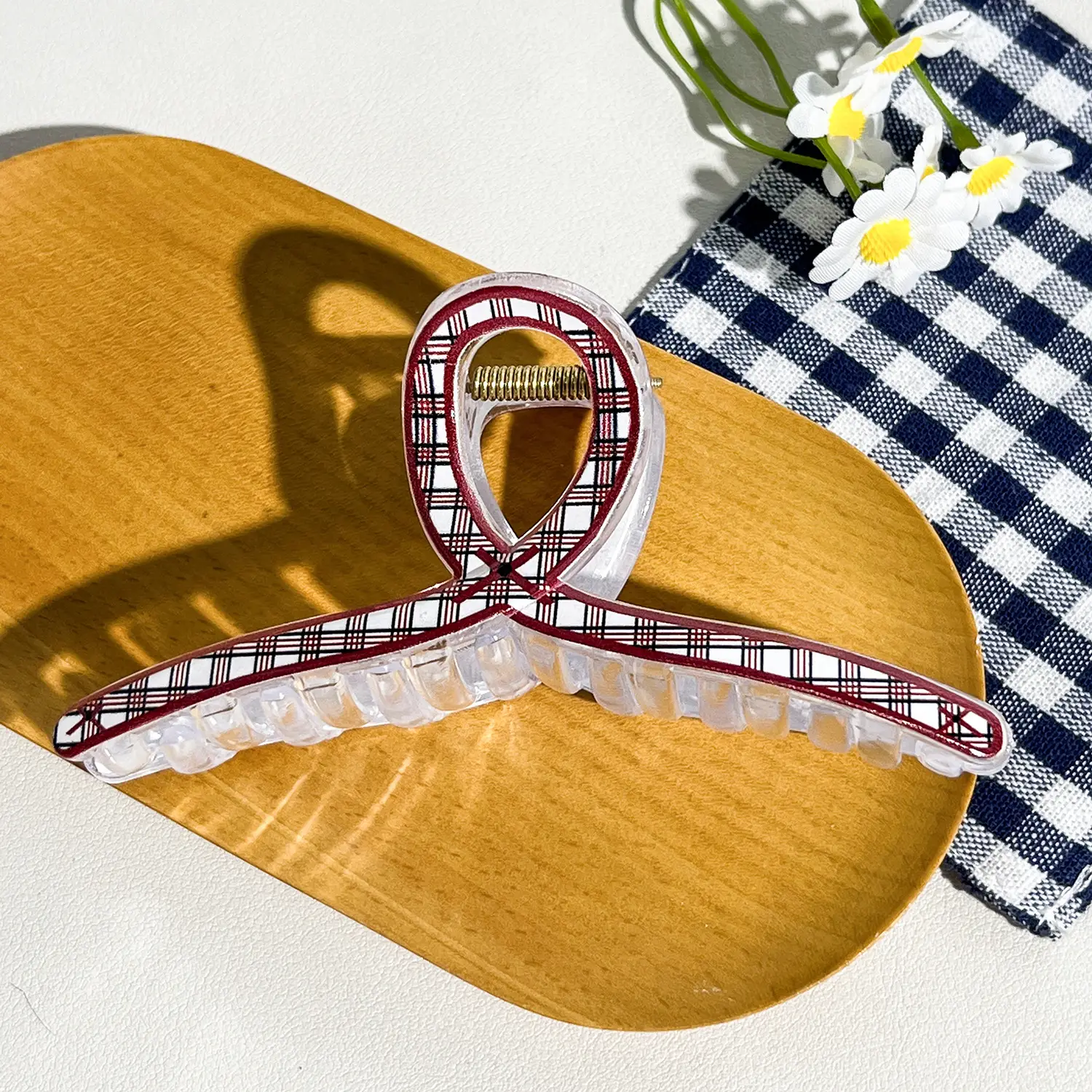 Retro Cross Shark Hairpin Clip for Women's Back of Head - Image 17