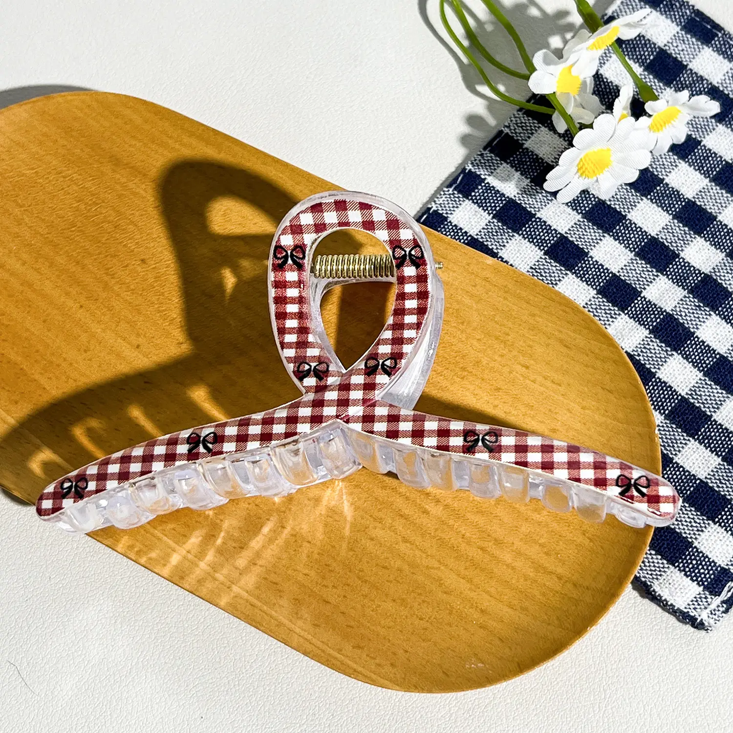 Retro Cross Shark Hairpin Clip for Women's Back of Head - Image 18