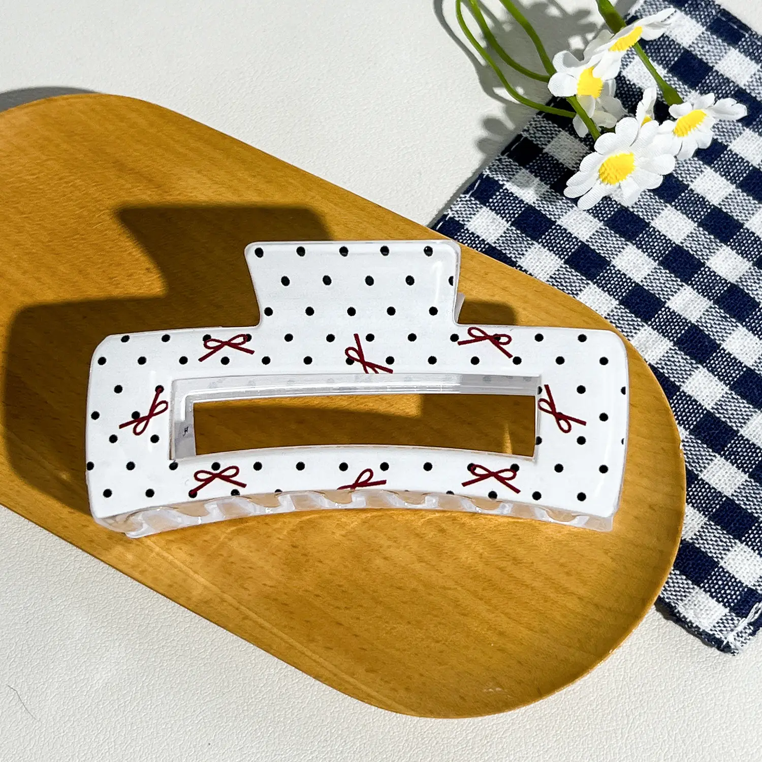 Retro Cross Shark Hairpin Clip for Women's Back of Head - Image 5