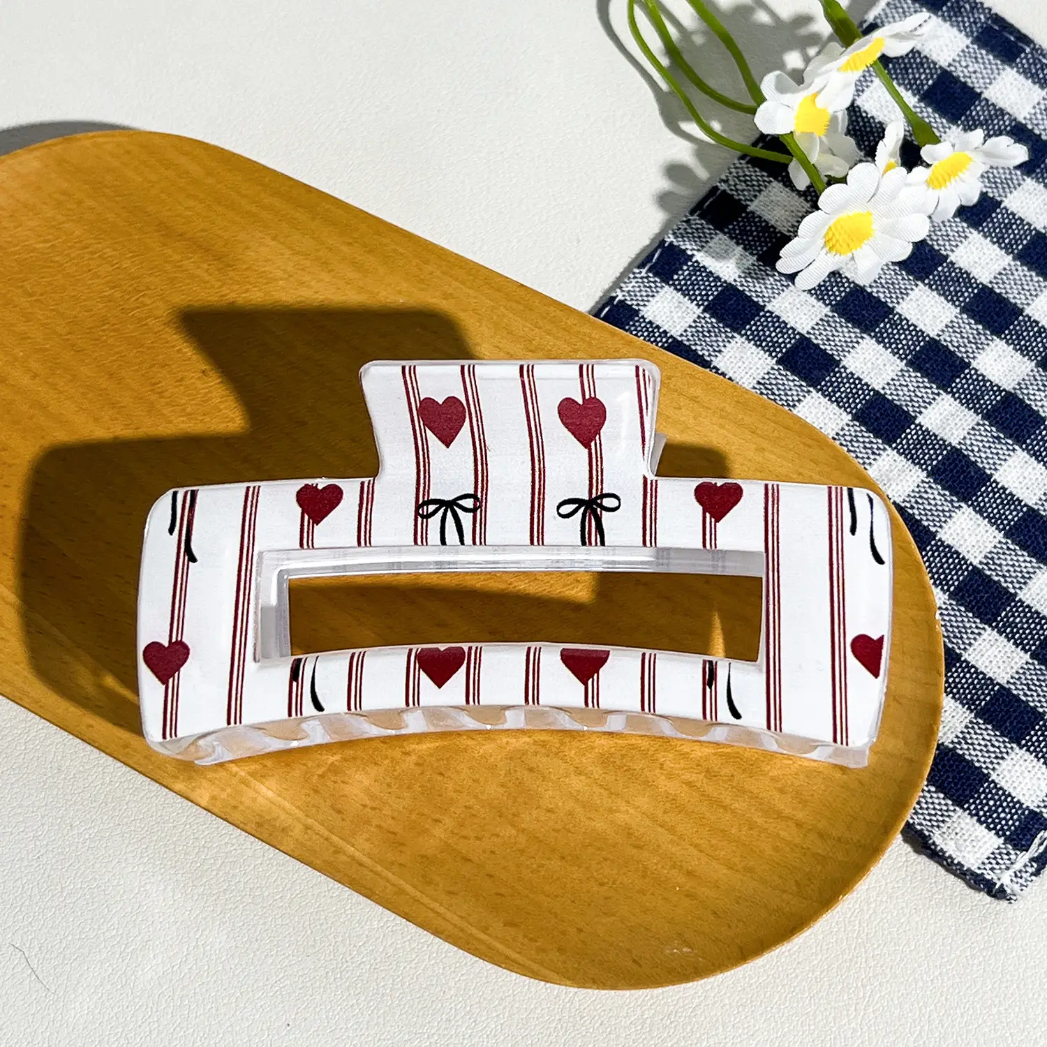 Retro Cross Shark Hairpin Clip for Women's Back of Head - Image 6