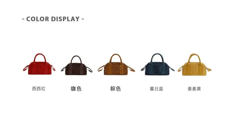 Retro Style Pillow Bag Brown Brown Leather Crossbody for Women — feature 2