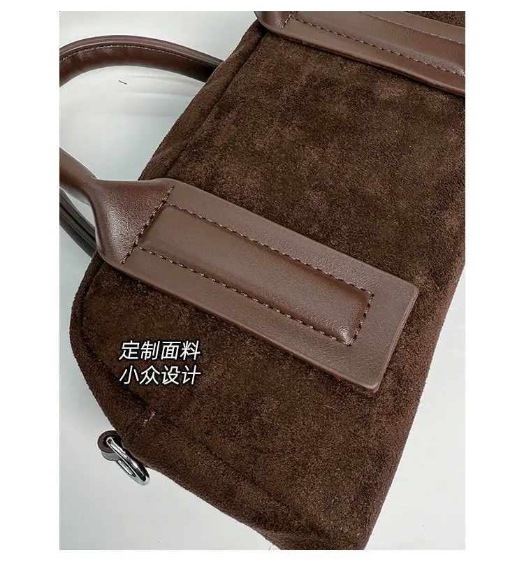 Retro Style Pillow Bag Brown Brown Leather Crossbody for Women — feature 4