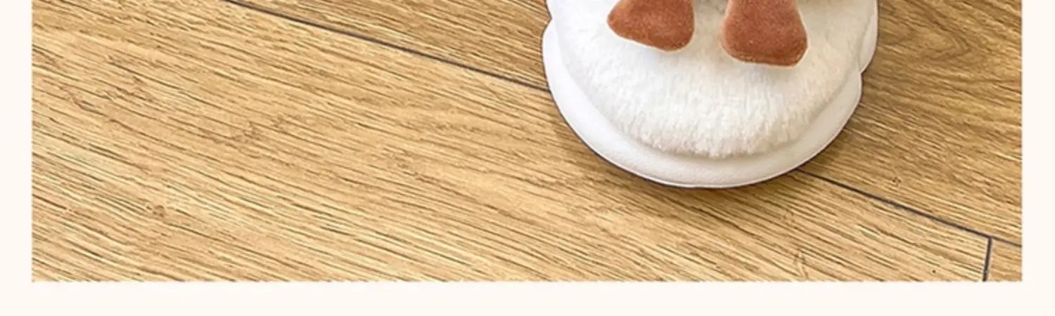 Cute Cloud Cotton Slippers Women Autumn Winter Indoor Non-Slip — feature 11