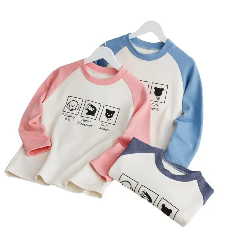 Boys & Girls Raglan Sweatshirt Set Autumn Winter - Image 11