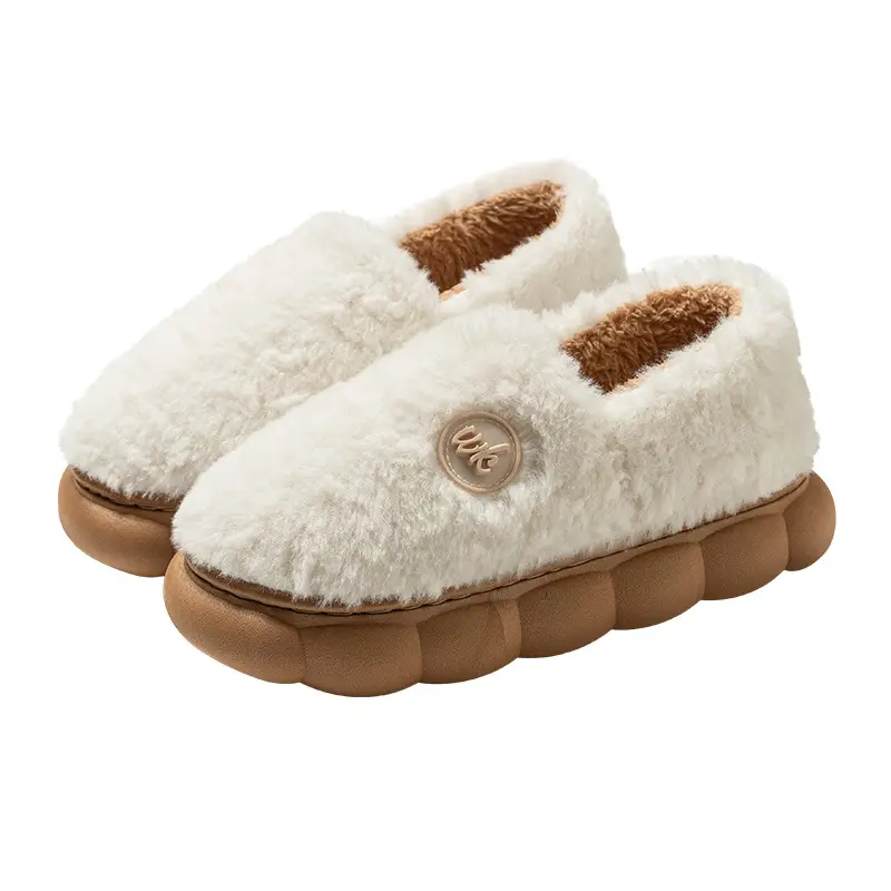 Winter Maternity Slippers New Plush Cotton Slippers for Women, Indoor Warm Maternity Slippers, Non-Slip Thick-Soled Cotton Slippers
