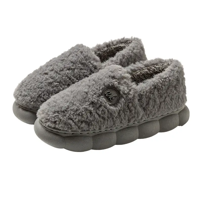 Winter Maternity Slippers New Plush Cotton Slippers for Women, Indoor Warm Maternity Slippers, Non-Slip Thick-Soled Cotton Slippers