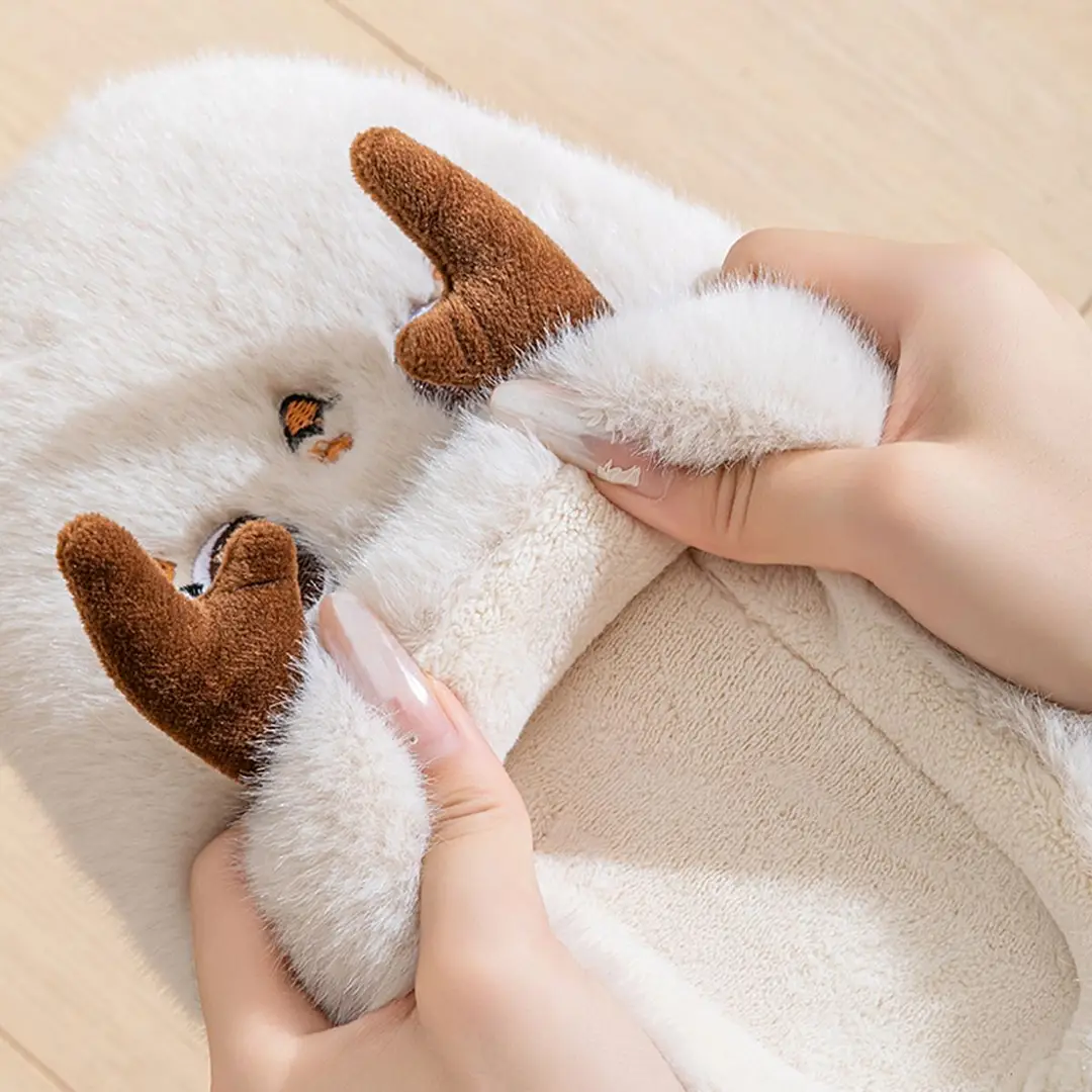Cotton Slippers for Couples with a Sense of Stepping on Shit 2025 Autumn and Winter New Style Indoor Home Thickeneded Warm Thick-Soled Plush Cotton Slippers for Women - Image 6