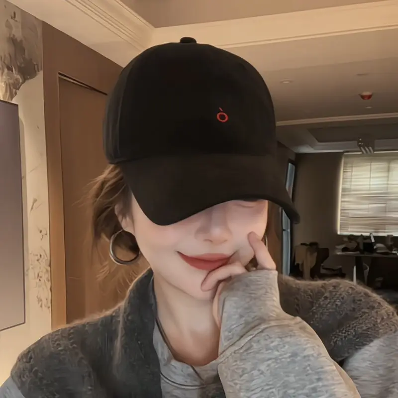 Women Baseball Cap Black Korean Style Sun Hat — feature 8