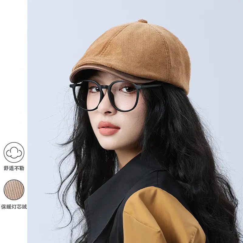 Women Japanese Retro Forward Cap All Season Painter's Cap - Image 4