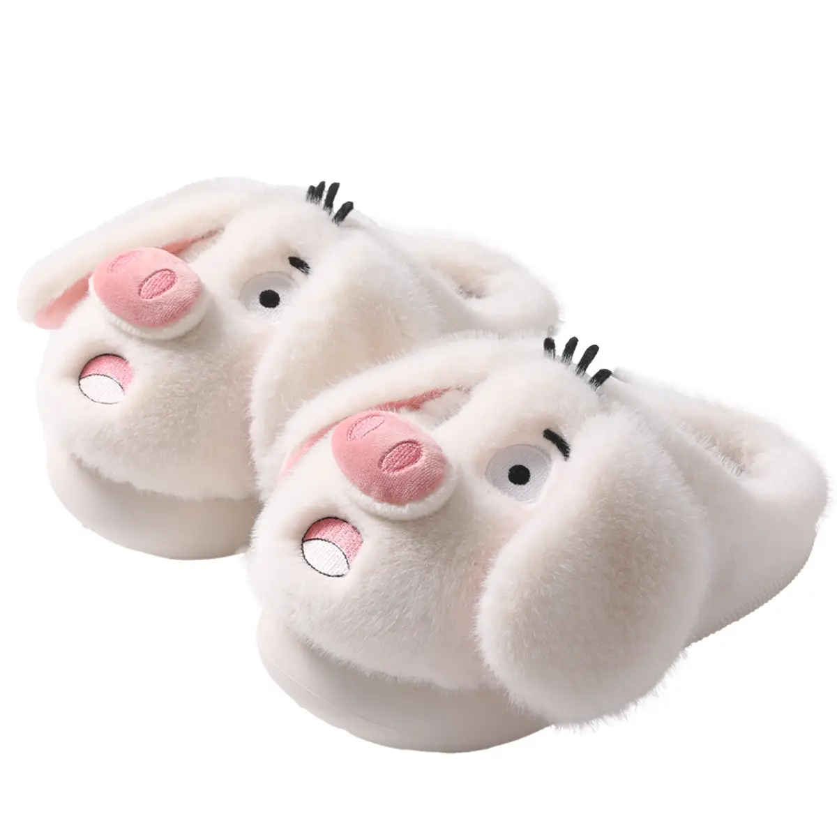 Cute Pig Toe Cotton Slippers for Women 2025 Winter Warm - Image 10