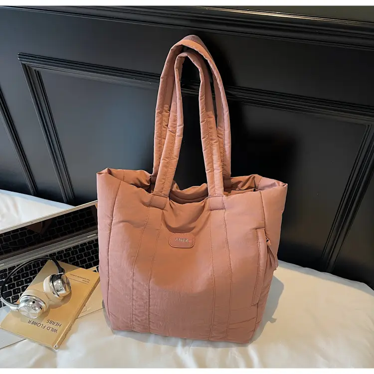 Cross-Border Korean Large Capacity Tote Bag Olive Green — feature 23