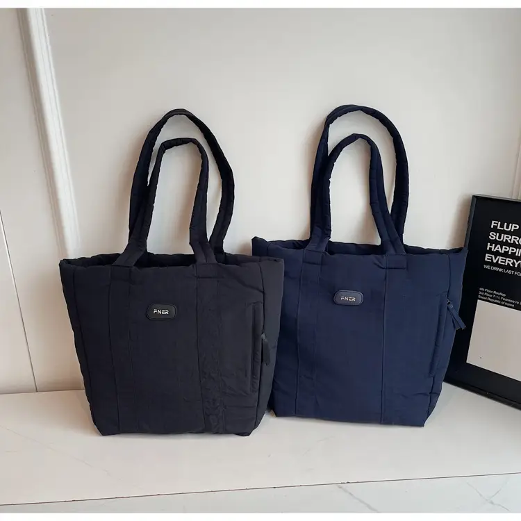 Cross-Border Korean Large Capacity Tote Bag Olive Green — feature 30