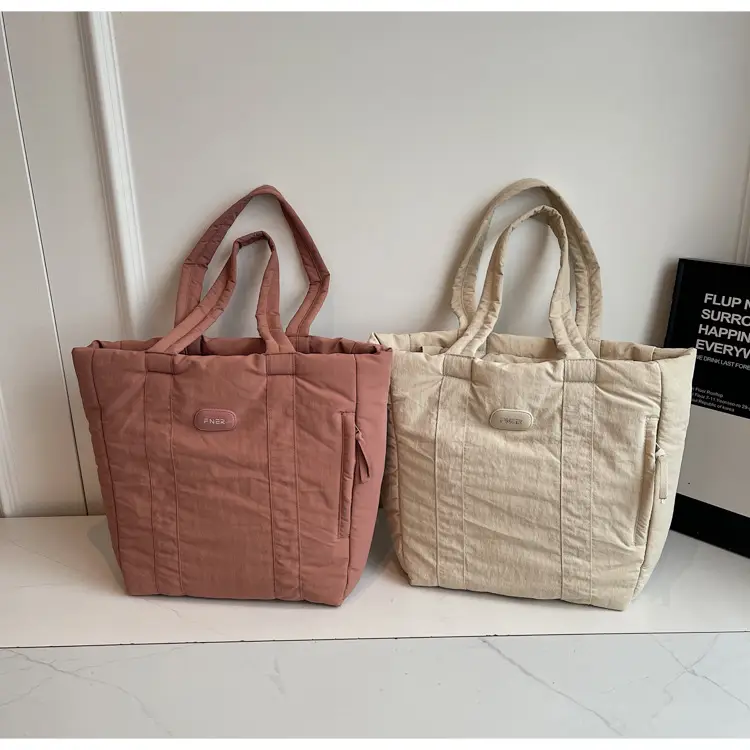 Cross-Border Korean Large Capacity Tote Bag Olive Green — feature 31