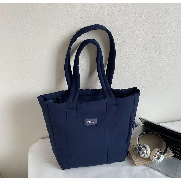Cross-Border Korean Large Capacity Tote Bag Olive Green — feature 37