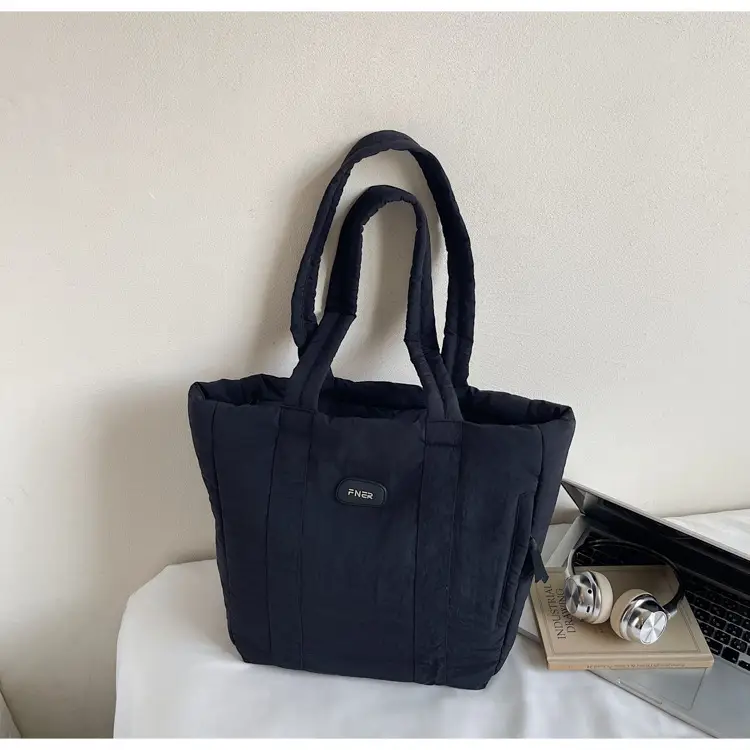 Cross-Border Korean Large Capacity Tote Bag Olive Green — feature 38