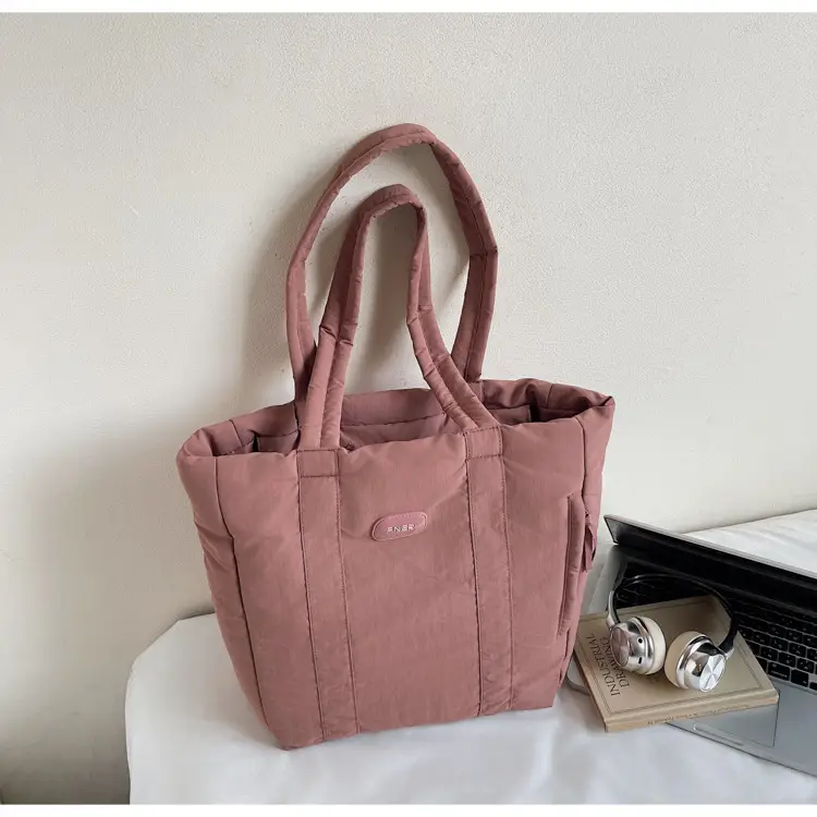 Cross-Border Korean Large Capacity Tote Bag Olive Green — feature 39