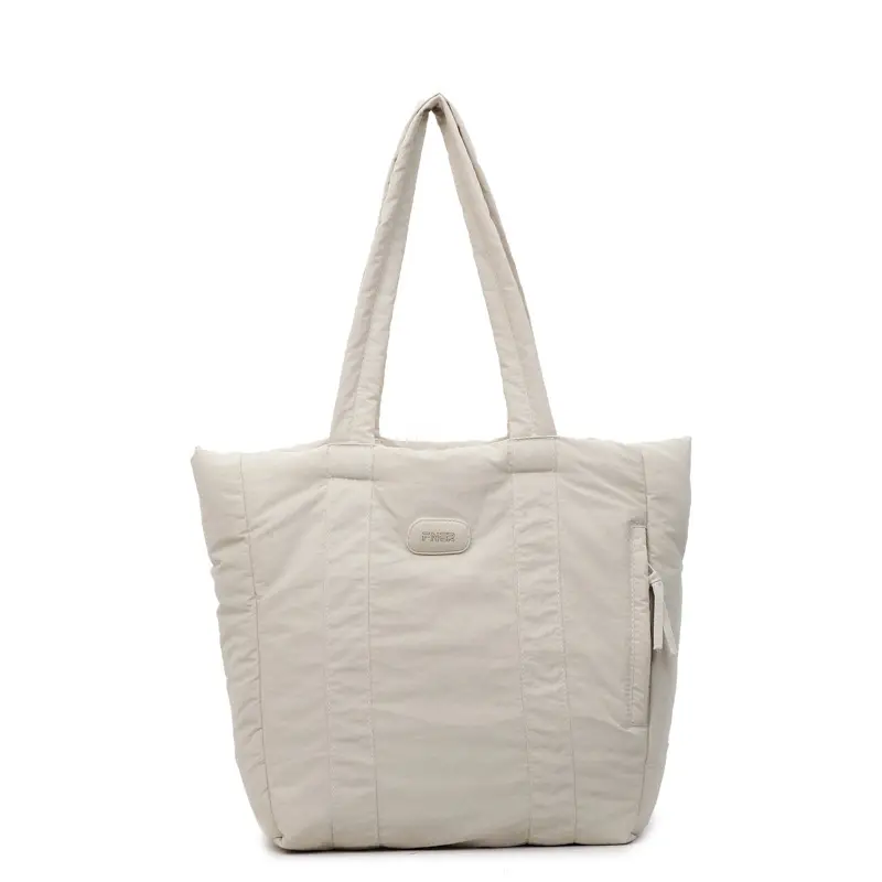 Cross-Border Korean Large Capacity Tote Bag Olive Green - Image 2