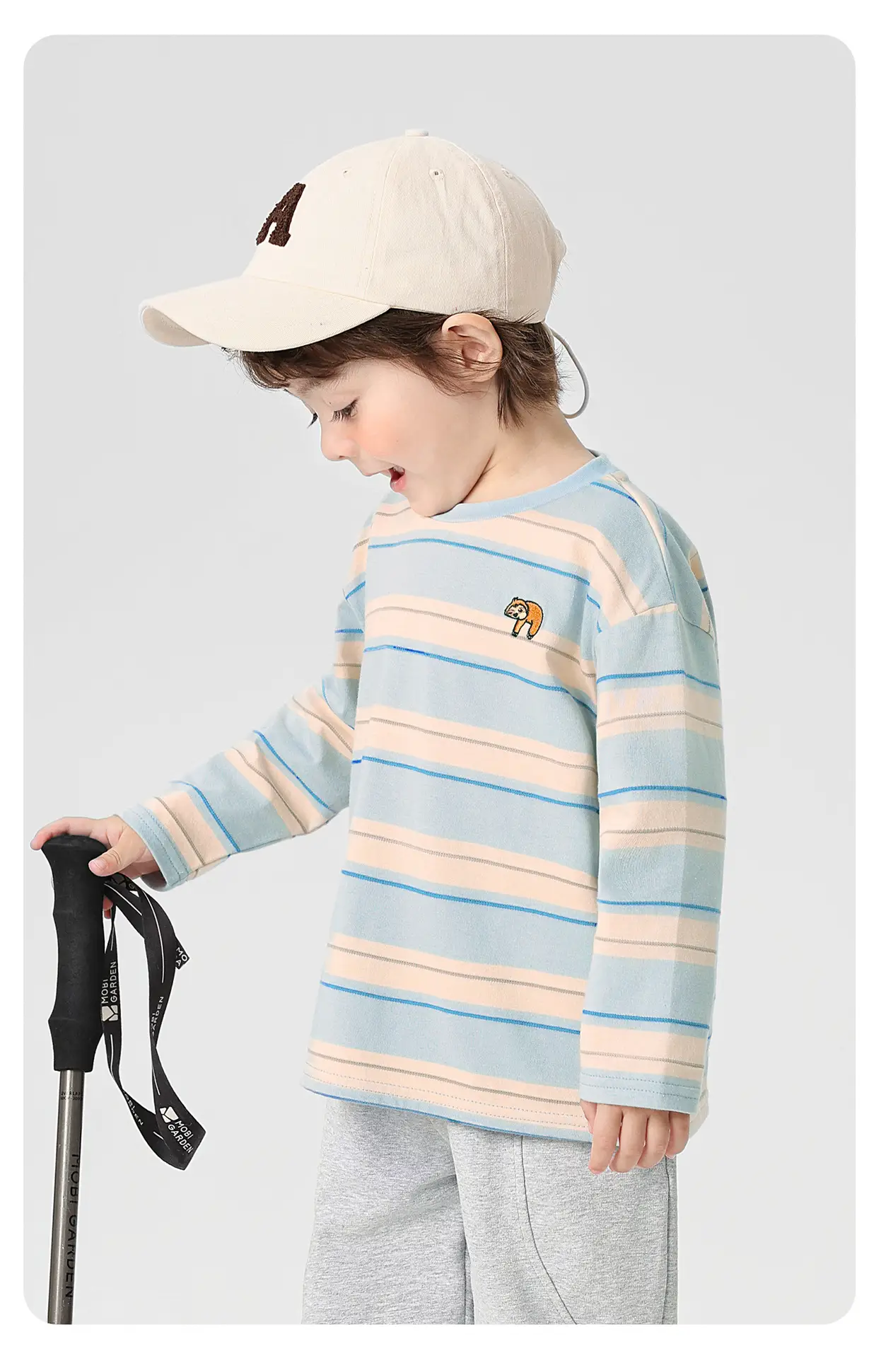Boys Striped Long Sleeve T-Shirt Spring Autumn 2026 — feature 15