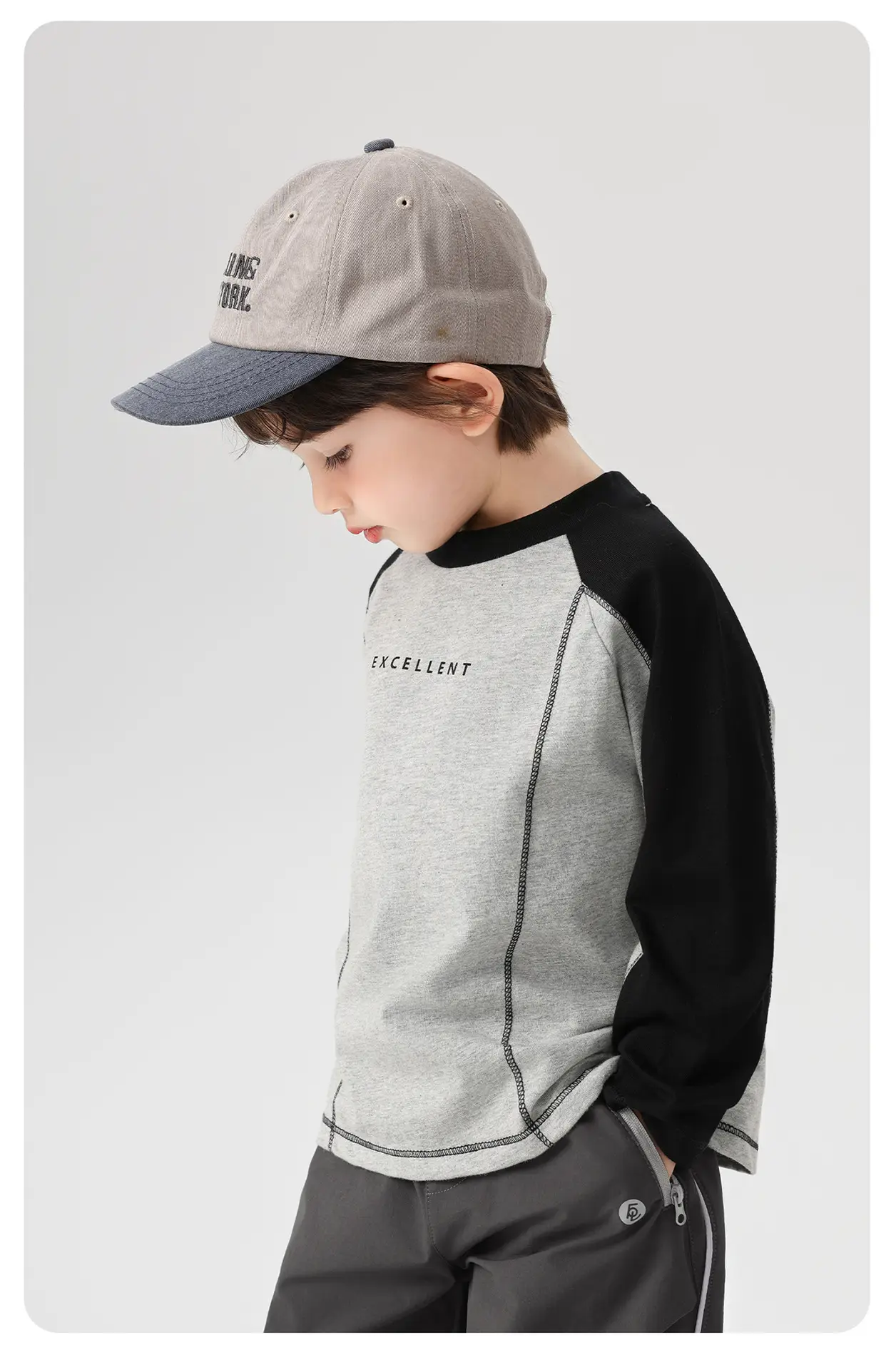 Kids Color-Blocked Long Sleeve T-Shirt Spring 2026 — feature 18