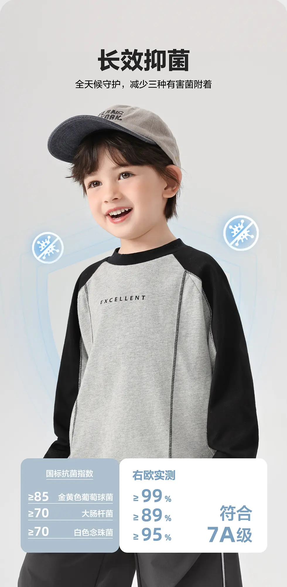 Kids Color-Blocked Long Sleeve T-Shirt Spring 2026 — feature 3
