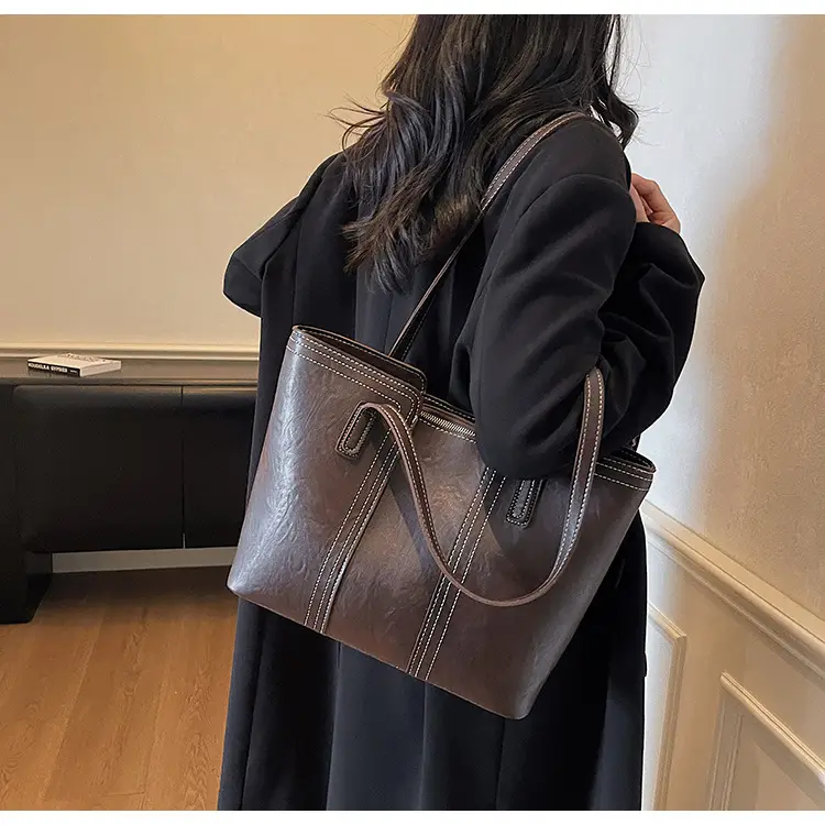 Large Capacity Leather Shoulder Bag for Women 2025 — feature 21