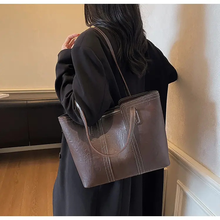 Large Capacity Leather Shoulder Bag for Women 2025 — feature 23